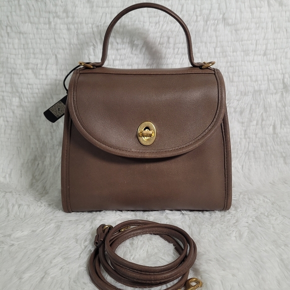Coach Handbags - SOLD!!! Taupe Vintage Coach Regina Bag #9983